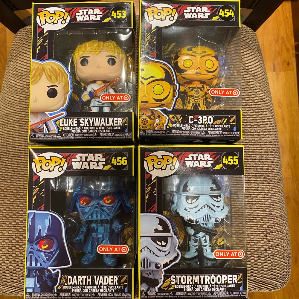 Complete Set of Star Wars Retro Funko Pop Collection!
